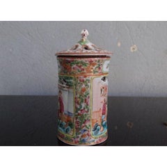 19th Century Canton Brush Pot