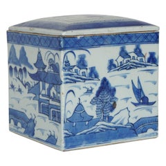 19th Century Canton, Unusually Large Lidded Box