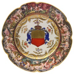 19th Century Capodimonte Plate