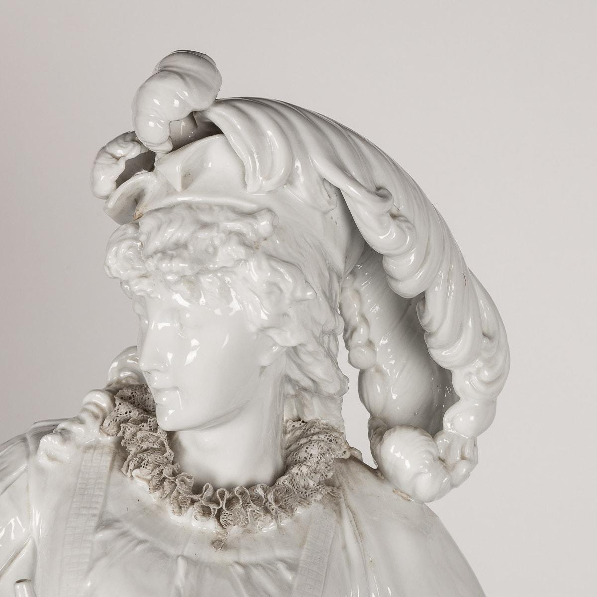 19th Century Capodimonte White Porcelain Figures, c.1890 For Sale 15