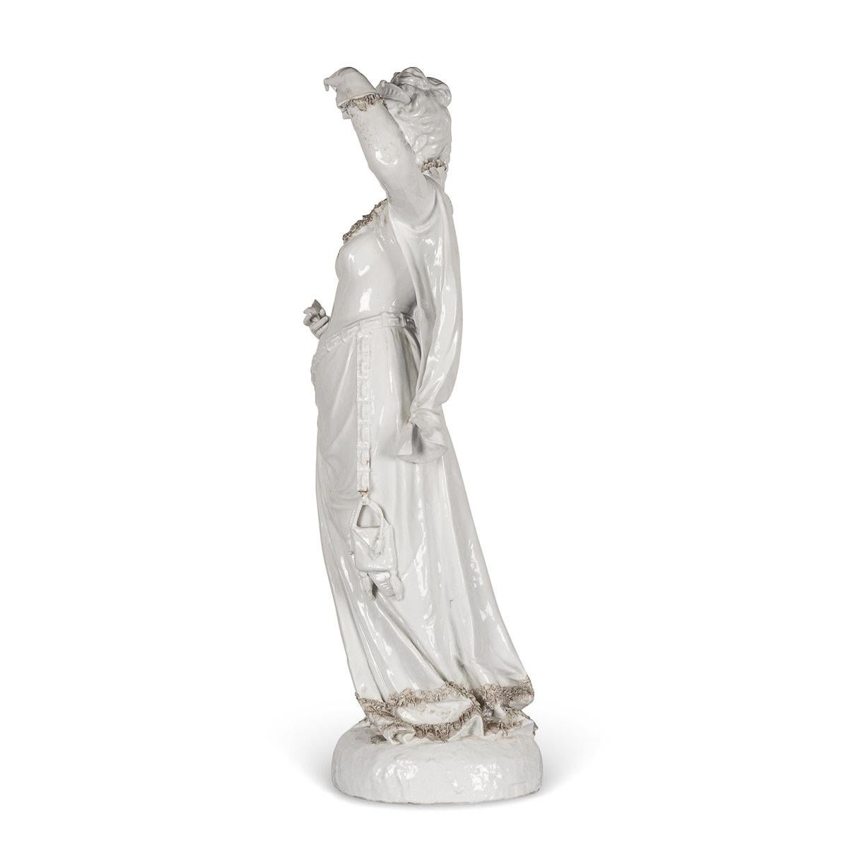 antique white porcelain figurines