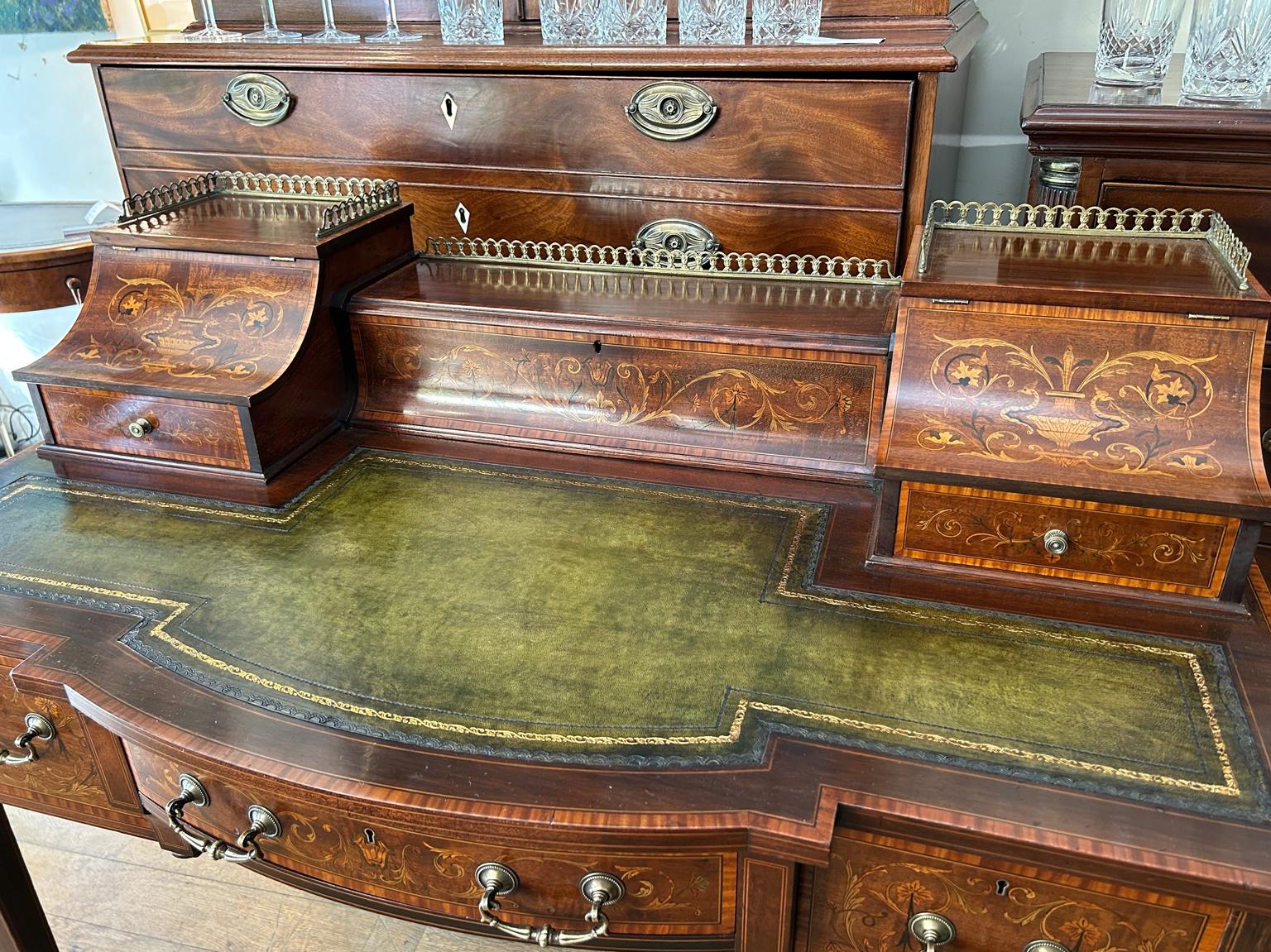 19th Century Carlton House Desk by: Maple & Co. London 5