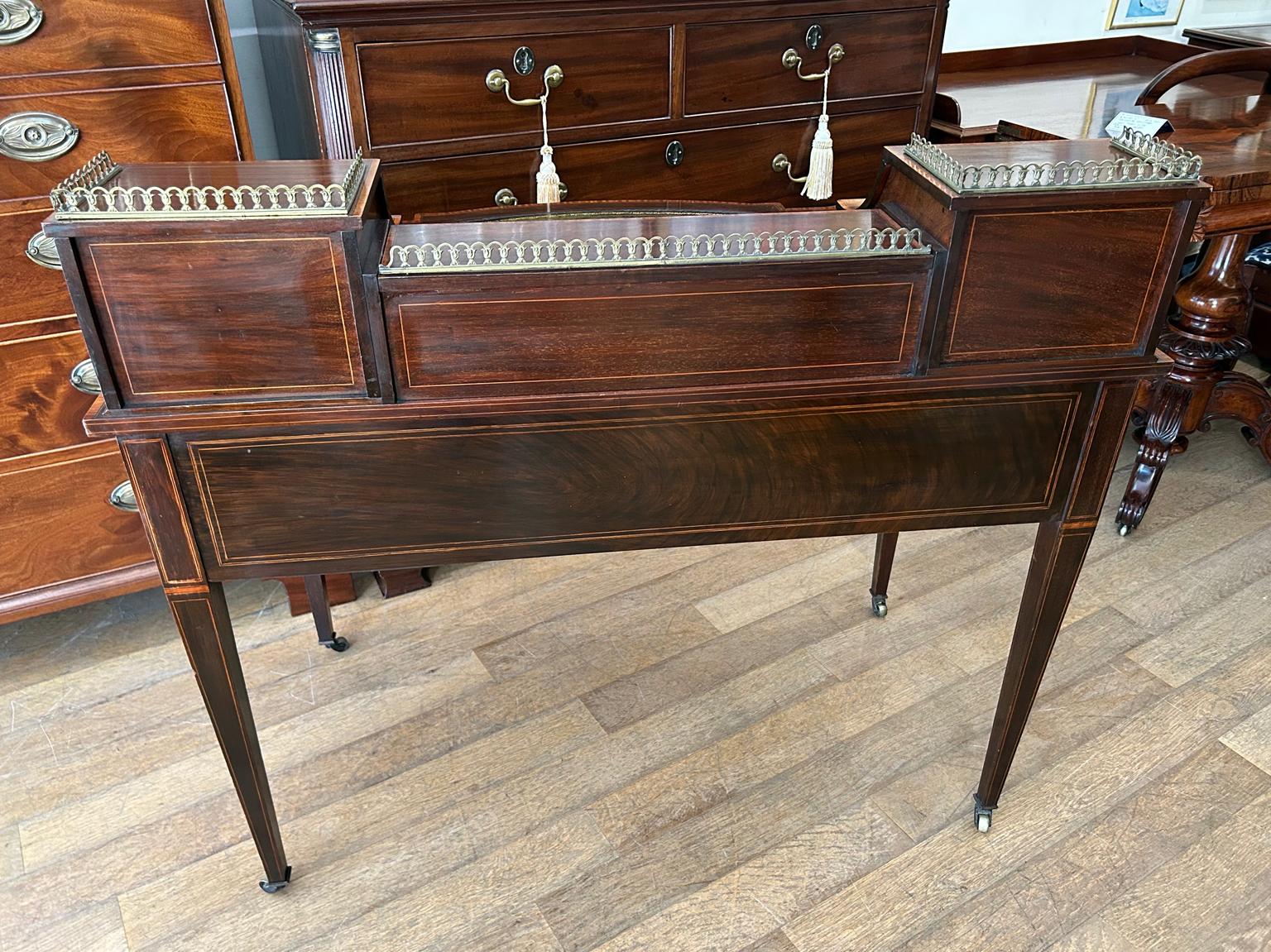 19th Century Carlton House Desk by: Maple & Co. London 7
