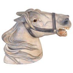 19th Century Carousel Horse Head, by Gustav Dentzel