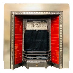 19th Century Carron of Falkirk Cast Iron Fireplace Insert