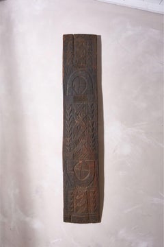 19e siècle Panneau africain sculpté ilekun