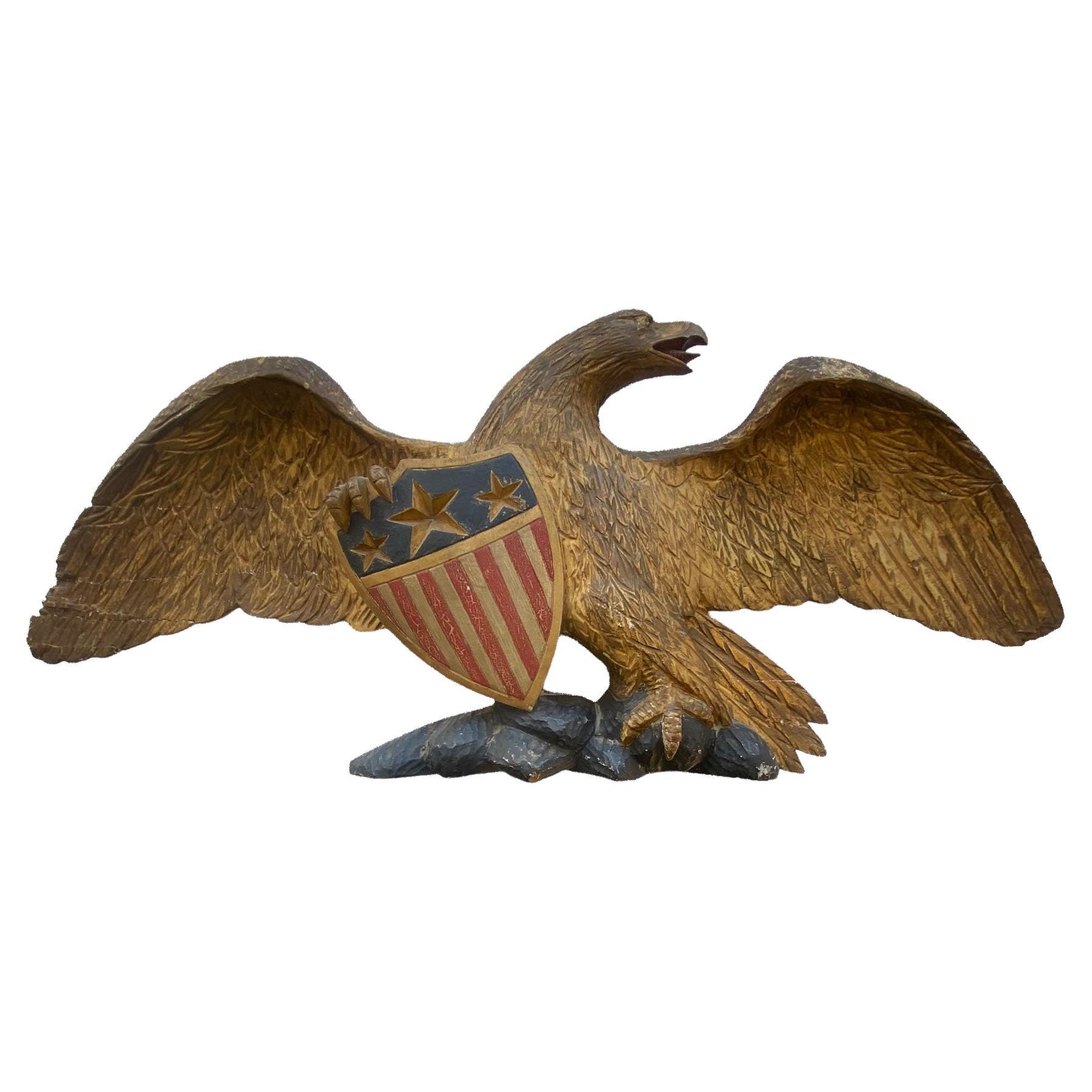19th Century Carved American Eagle