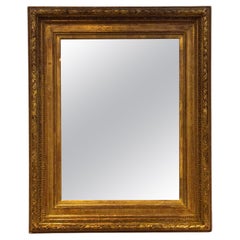 19th Century Carved and Gilt Wood Wall Mirror
