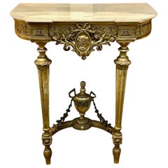 19th Century Carved and Giltwood Neo-Classical Console