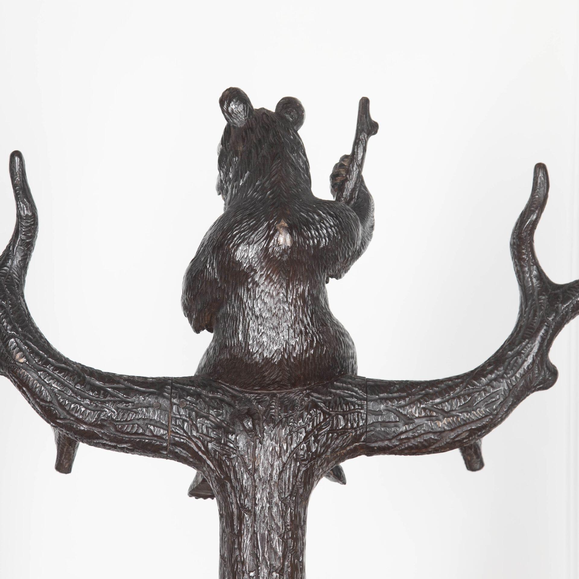 19th Century Carved Bear Hall Stand For Sale 5