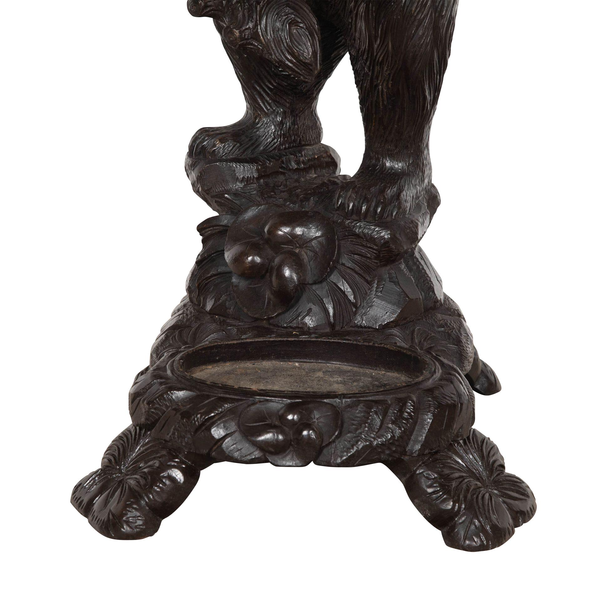 19th Century Carved Bear Hall Stand For Sale 8