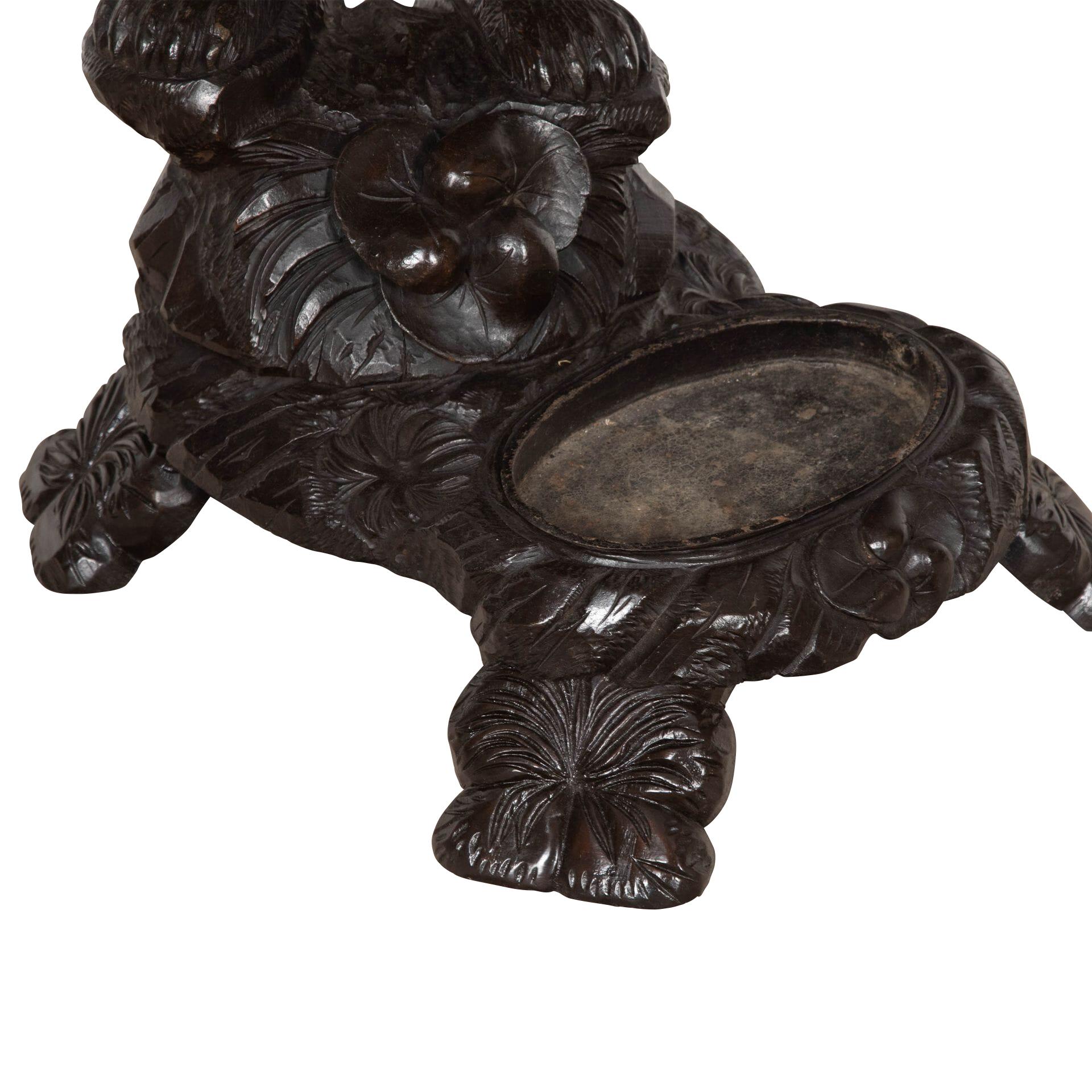 19th Century Carved Bear Hall Stand For Sale 9