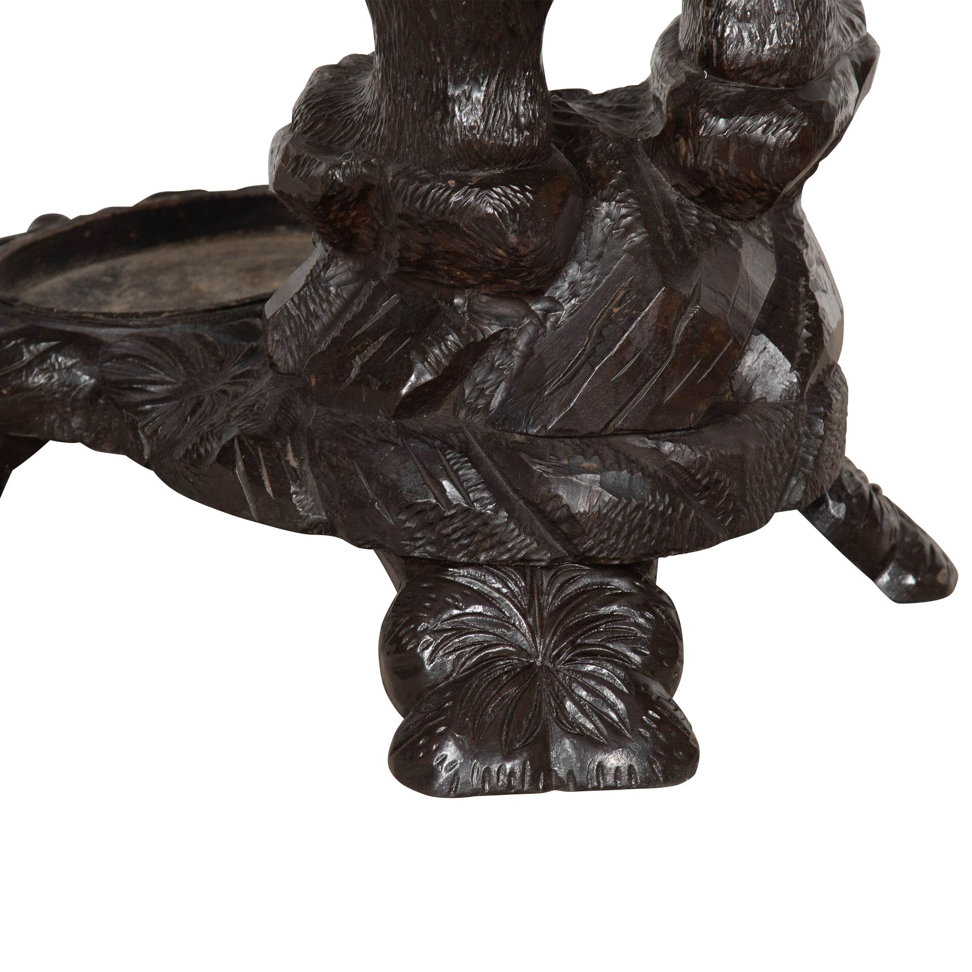 19th Century Carved Bear Hall Stand For Sale 10