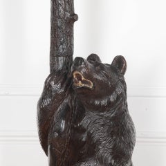 19th Century Carved Bear Hall Stand