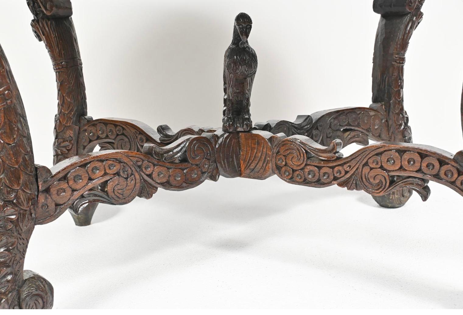 19th Century Carved Burmese Table 1