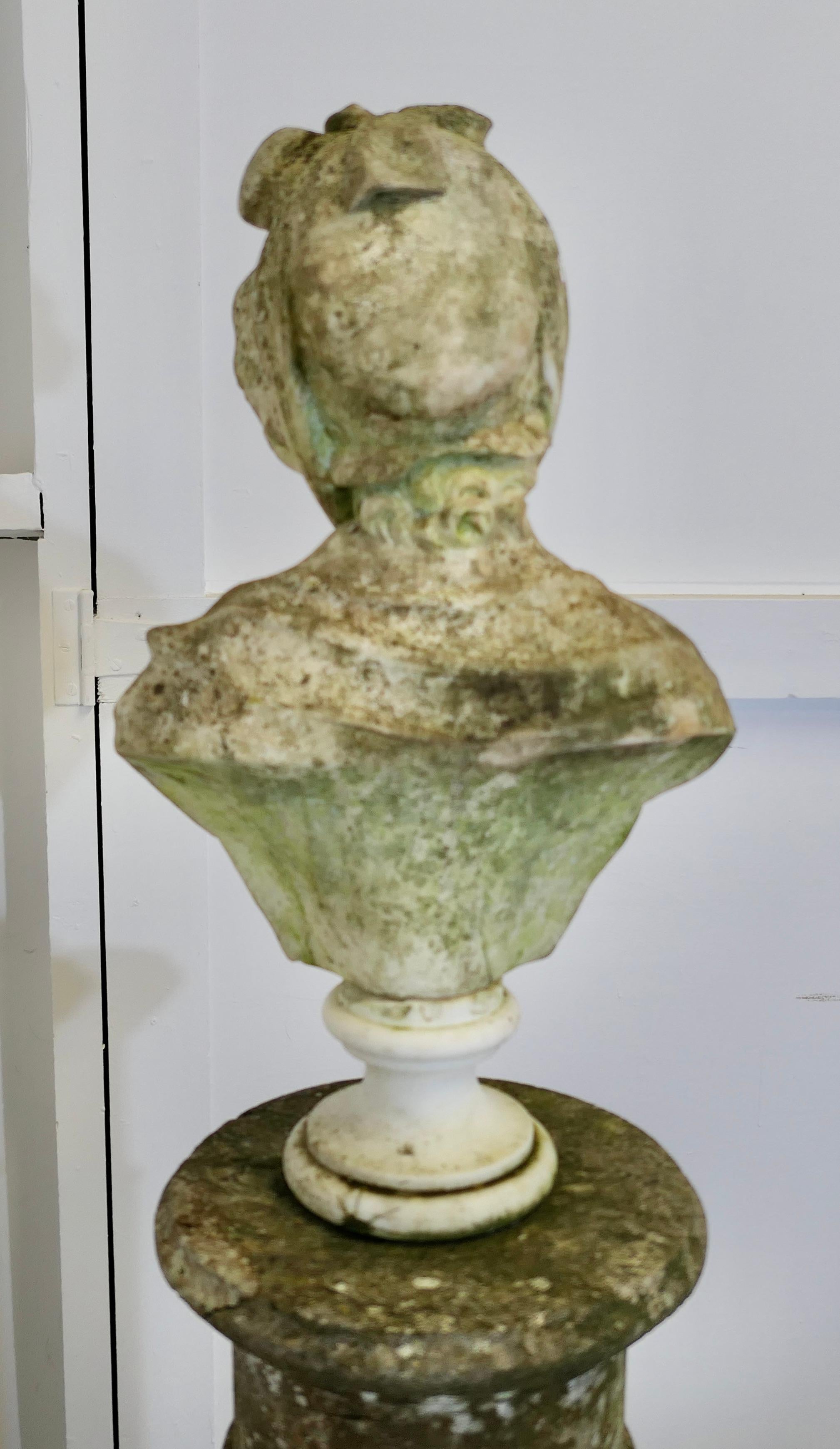 Busto in marmo di Carrara intagliato del XIX secolo da Jean-Baptiste Greuze in vendita 6