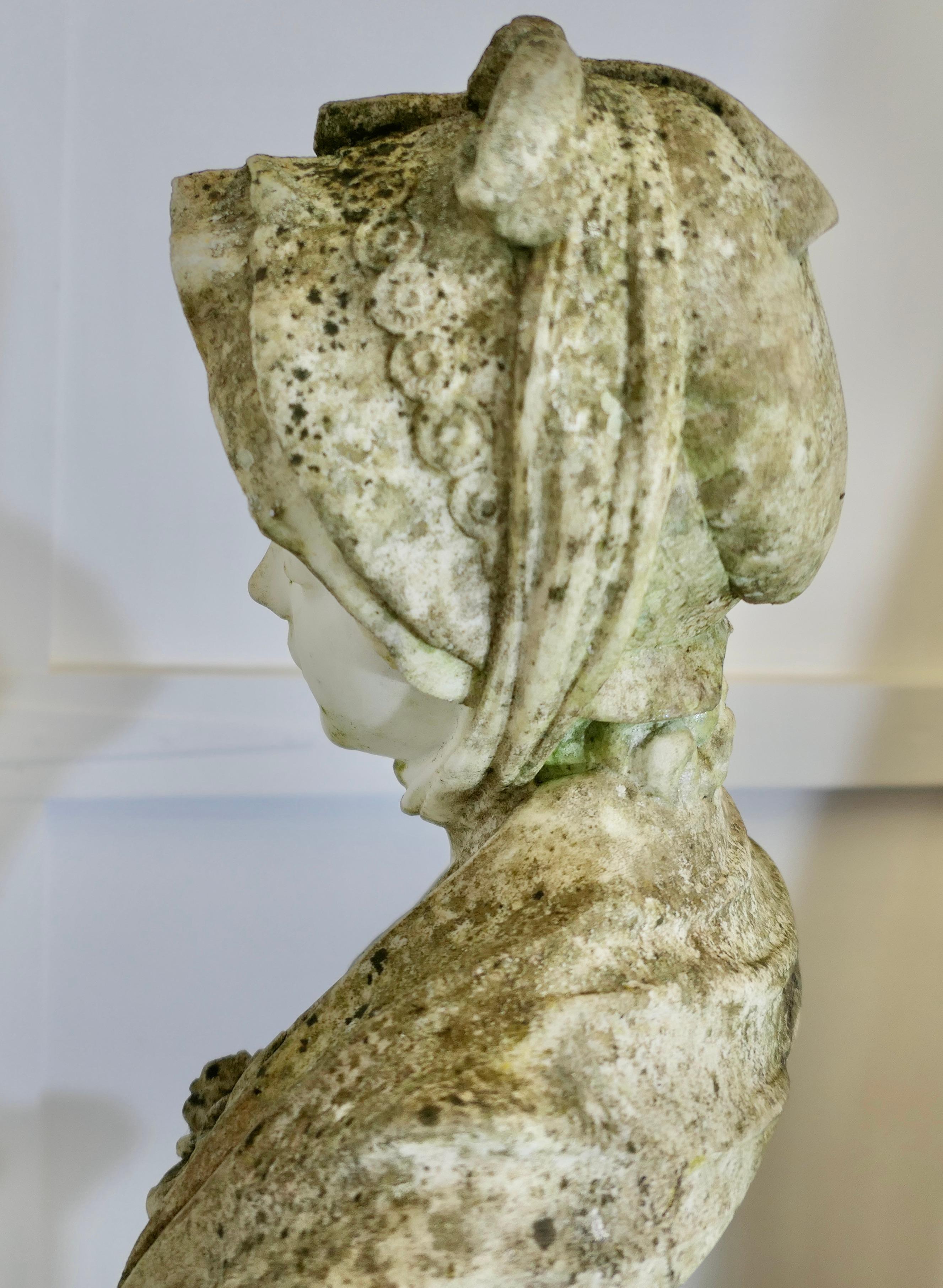 Busto in marmo di Carrara intagliato del XIX secolo da Jean-Baptiste Greuze in vendita 8