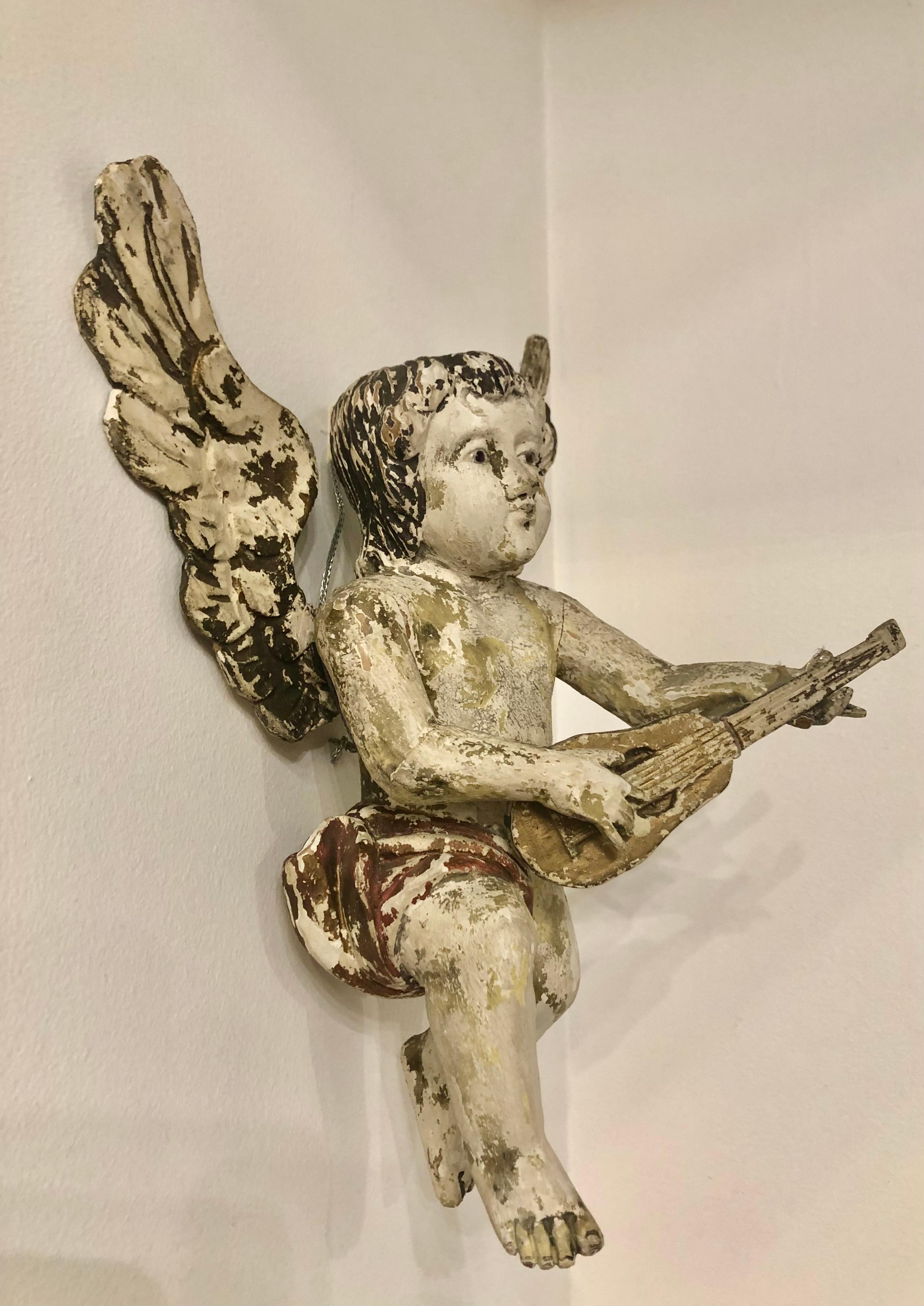 XIXe siècle Cherubim sculpté du 19ème siècle en vente