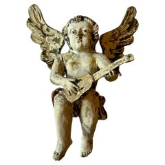 Cherubim sculpté du 19ème siècle