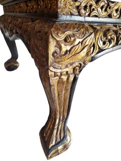 19th Century Carved Chinese Bench