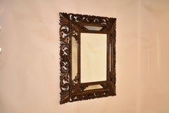 19th Century Carved Cushion Wall Mirror