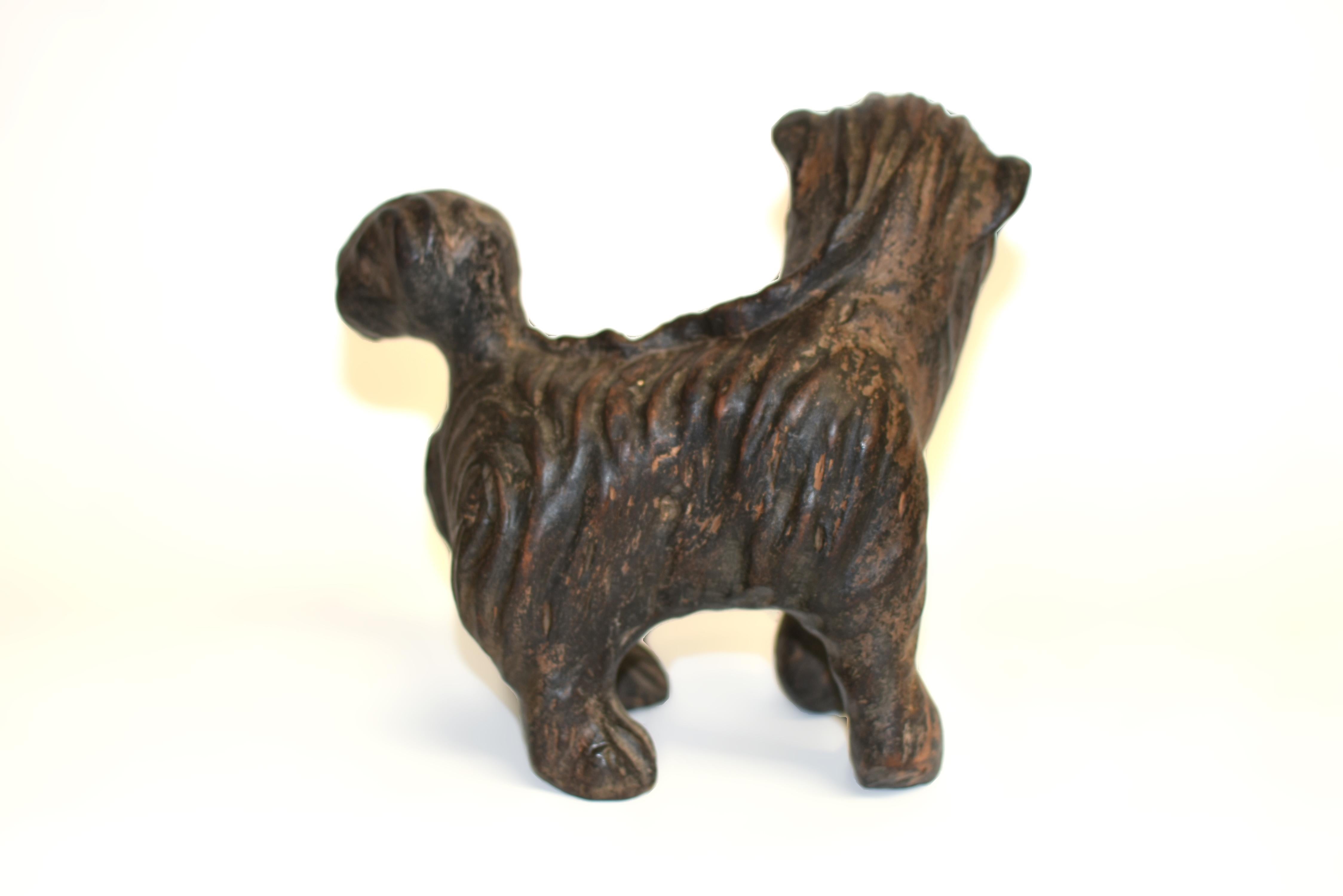 19th Century Carved Foo Dog Whole Root Rustic Country Folk Art For Sale 1
