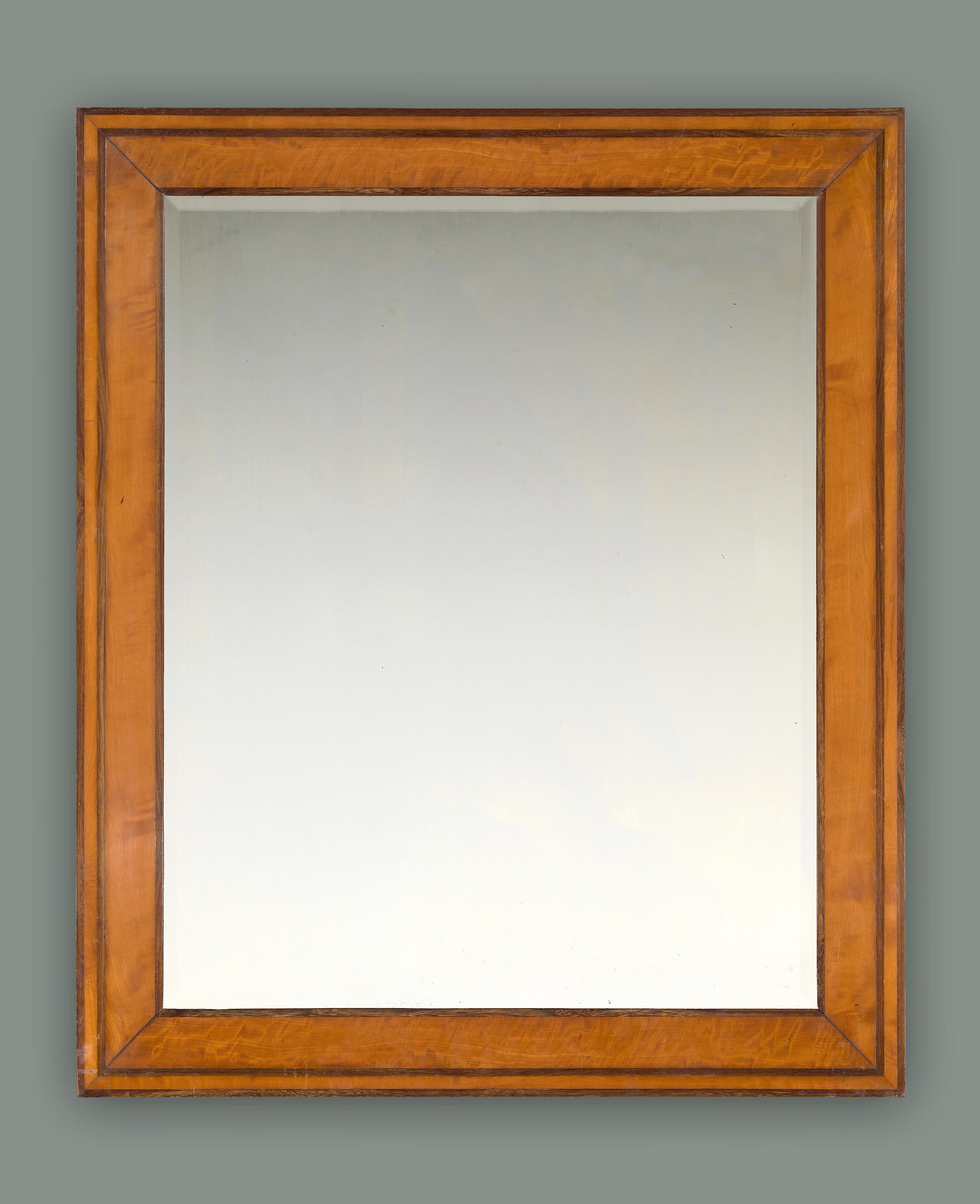 Veneer 19th Century French Biedermeier Frame, with Choice of Mirror For Sale