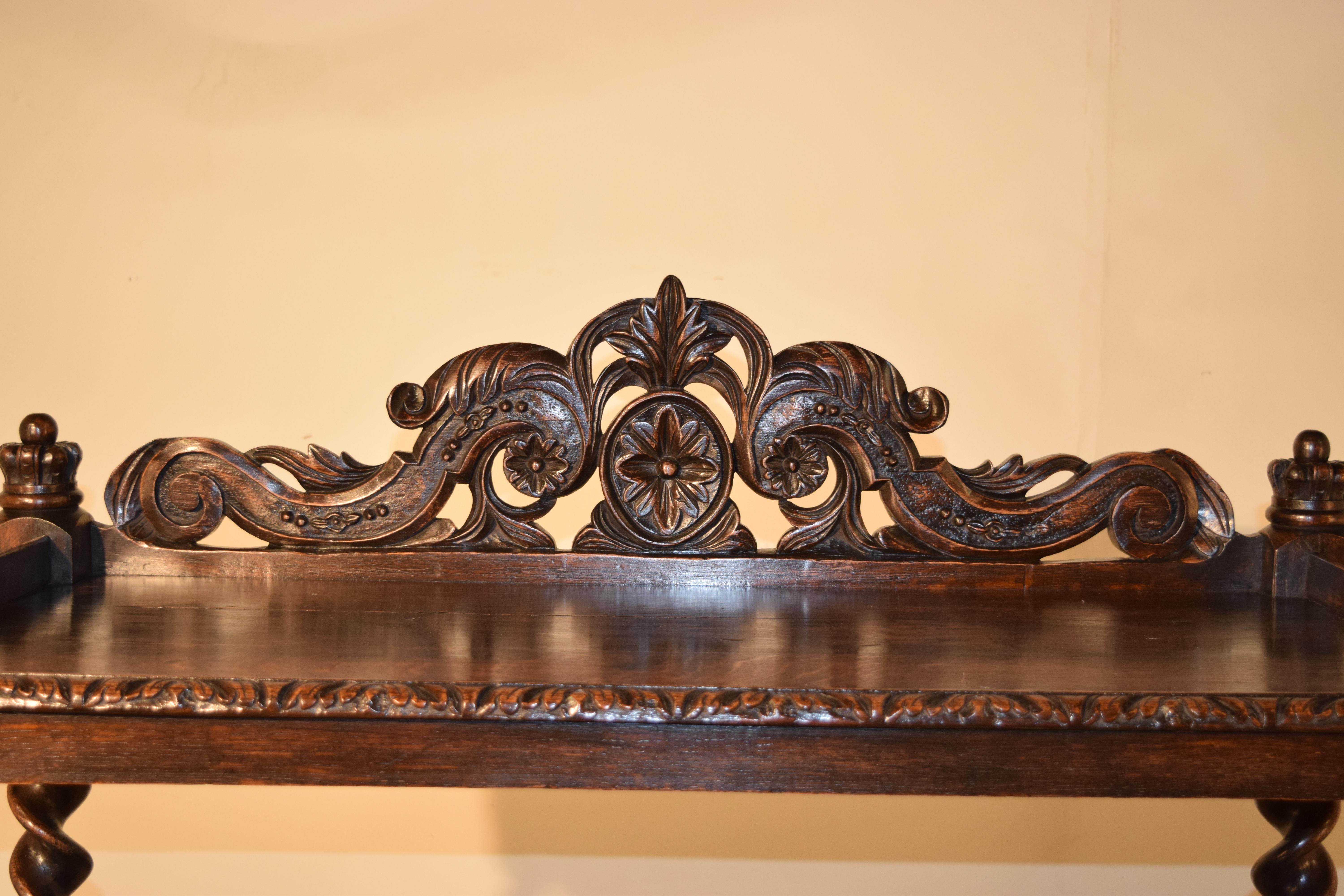 19th Century Carved French Dessert Buffet 2