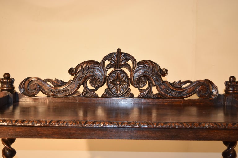 19th Century Carved French Dessert Buffet For Sale 2