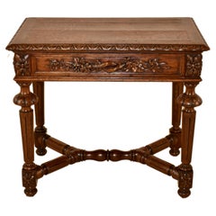 19th Century Carved French Side Table