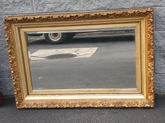 19th Century Carved Giltwood Frame Wall Mirror