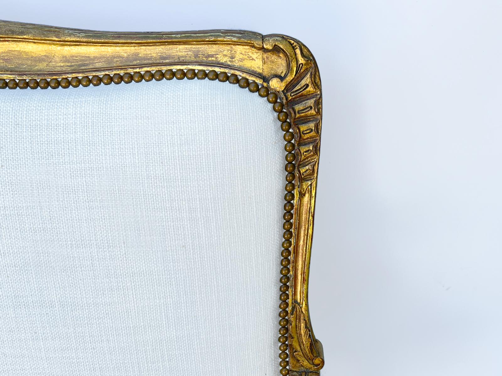19. Jahrhundert geschnitzt Giltwood Italienisch Sofa Settee im Angebot 5