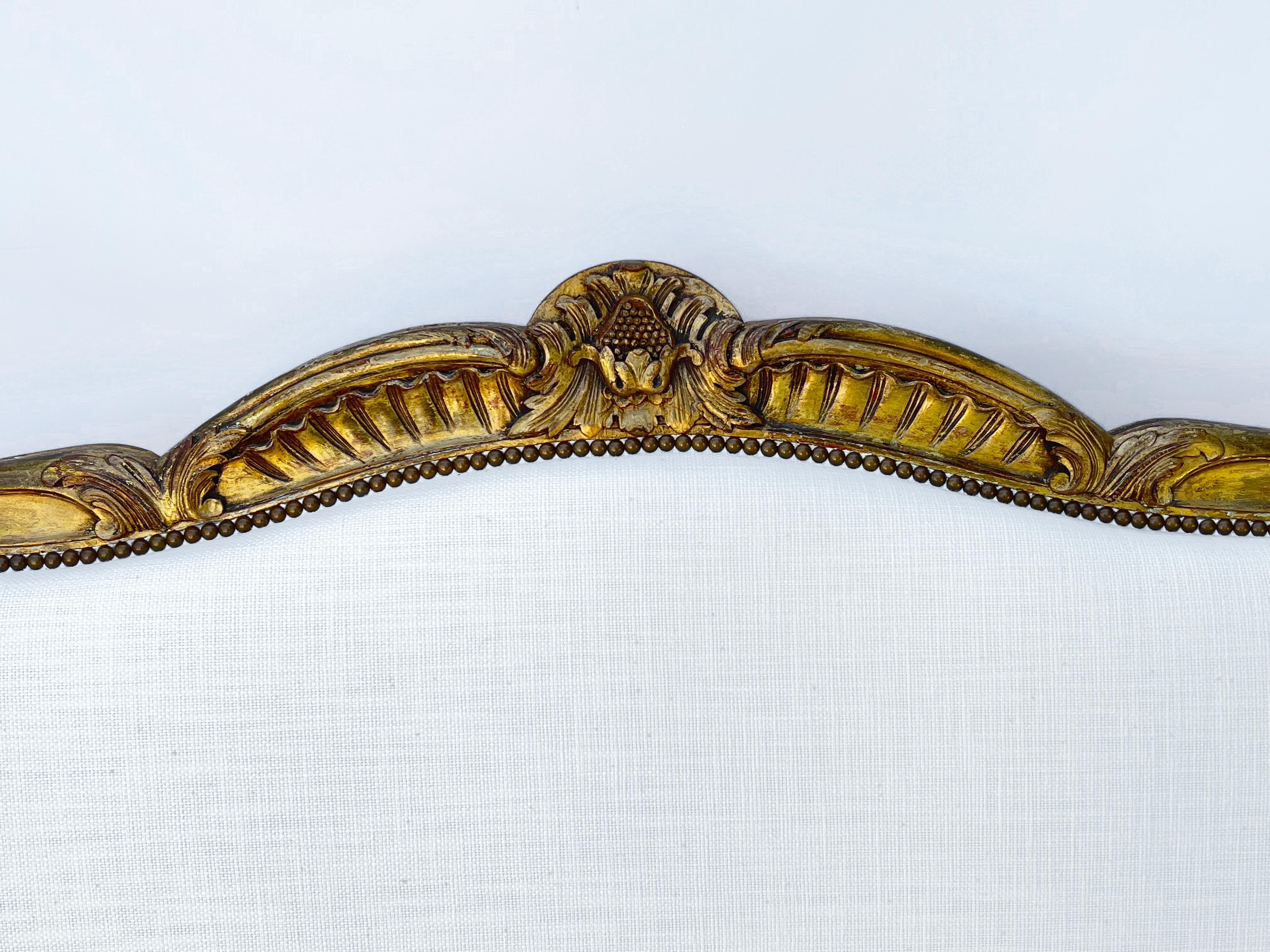 19. Jahrhundert geschnitzt Giltwood Italienisch Sofa Settee im Angebot 1