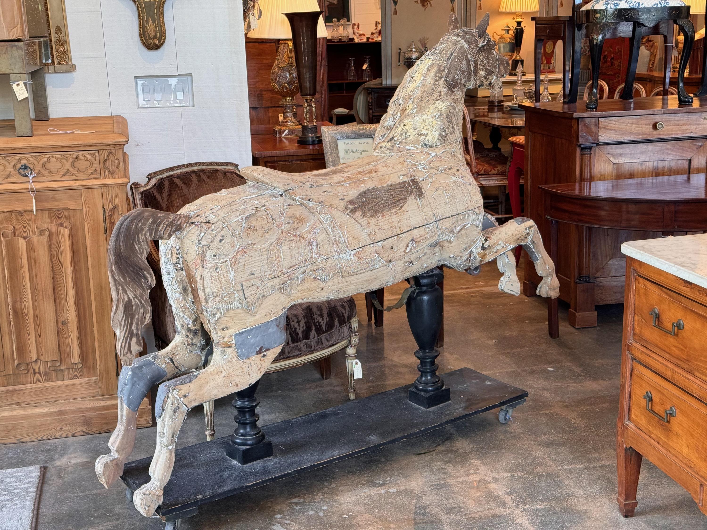 19th Century Carved Horse 7