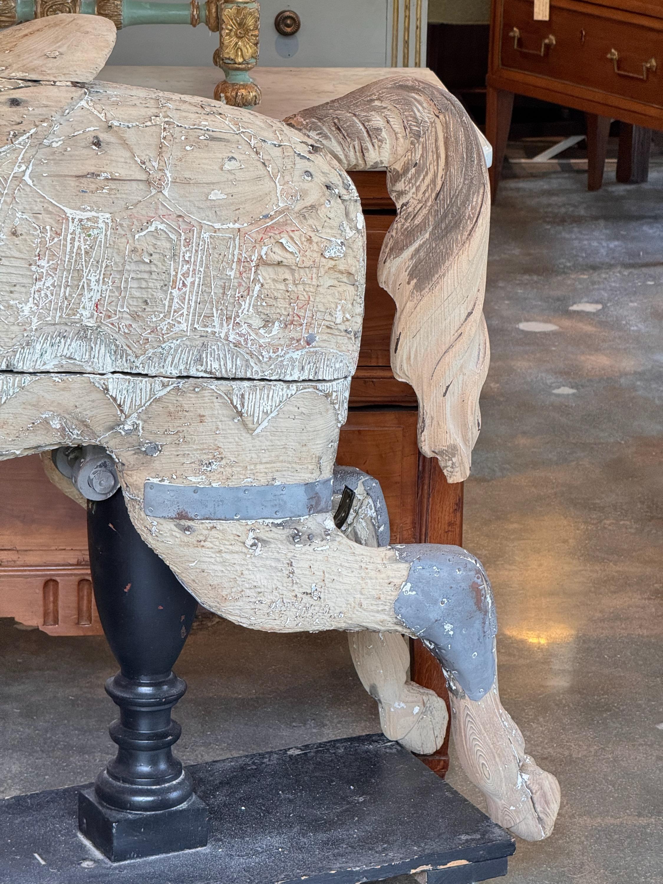 19th Century Carved Horse In Good Condition In Charlottesville, VA