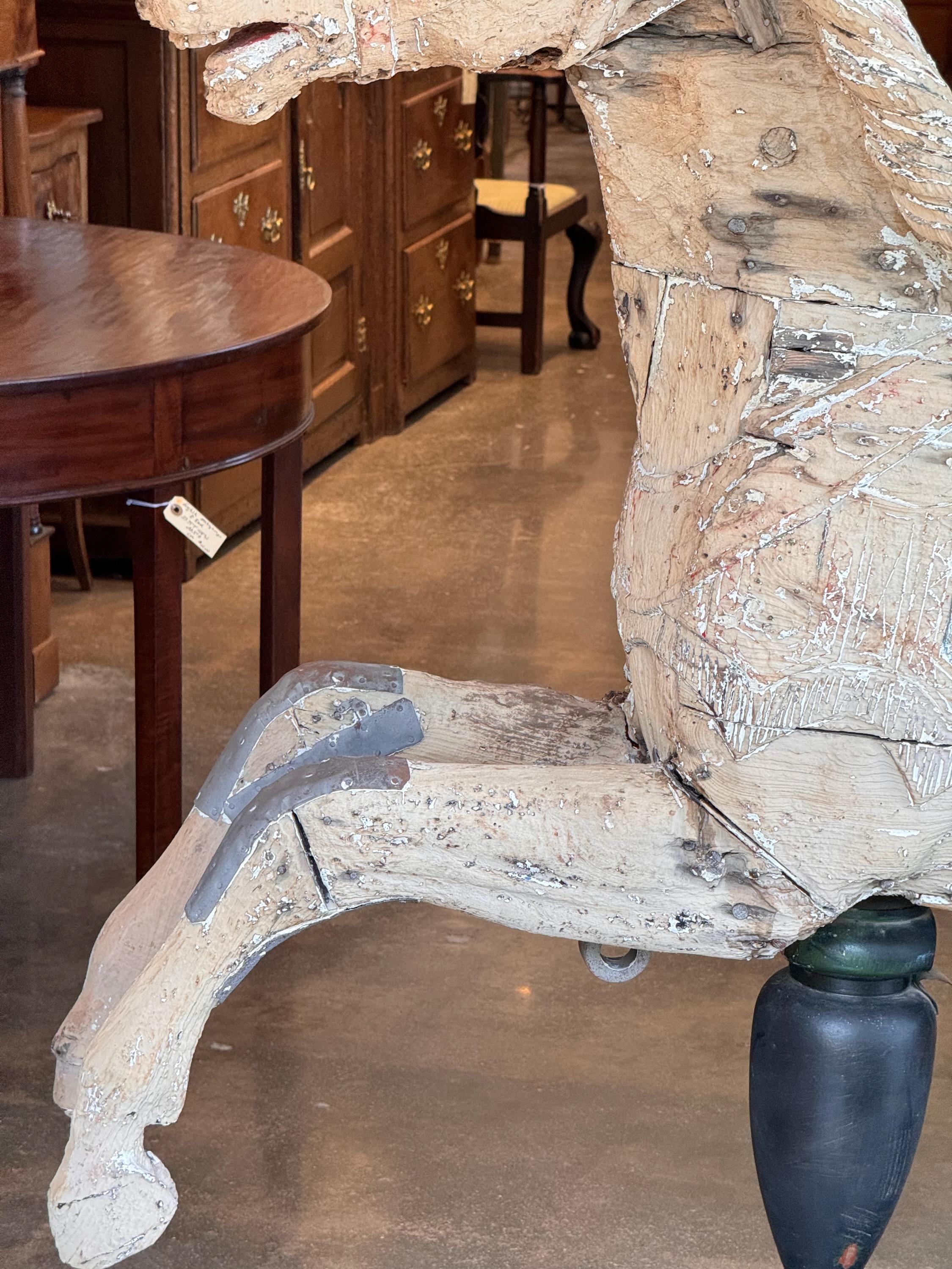 19th Century Carved Horse 1