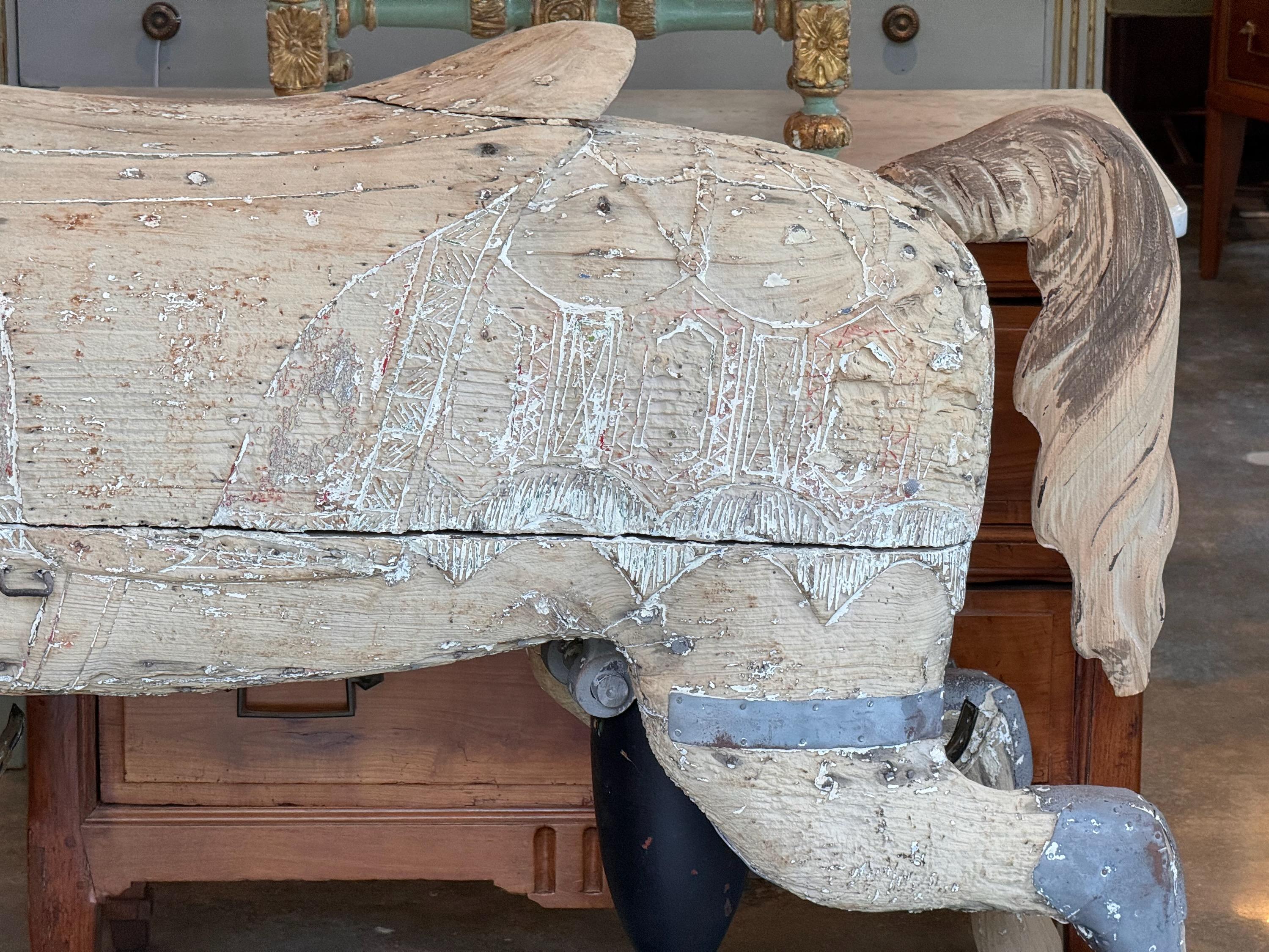 19th Century Carved Horse 3