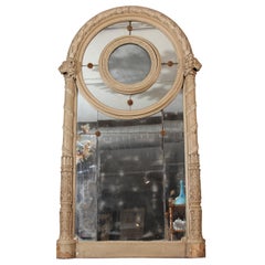 19th Century Carved Italian Mirror with Lions