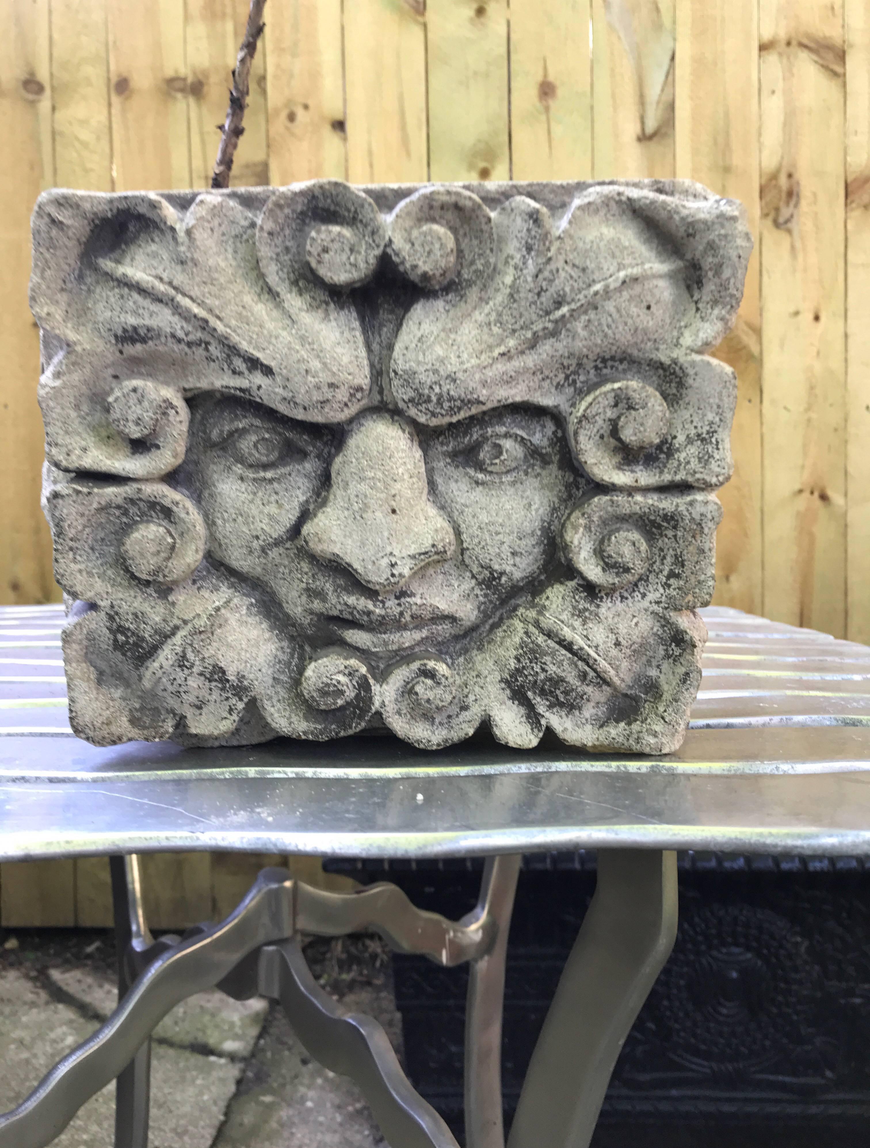 19th Century Carved Limestone Gargoyle Architectural Fragment Element 6