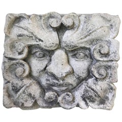 19th Century Carved Limestone Gargoyle Architectural Fragment Element