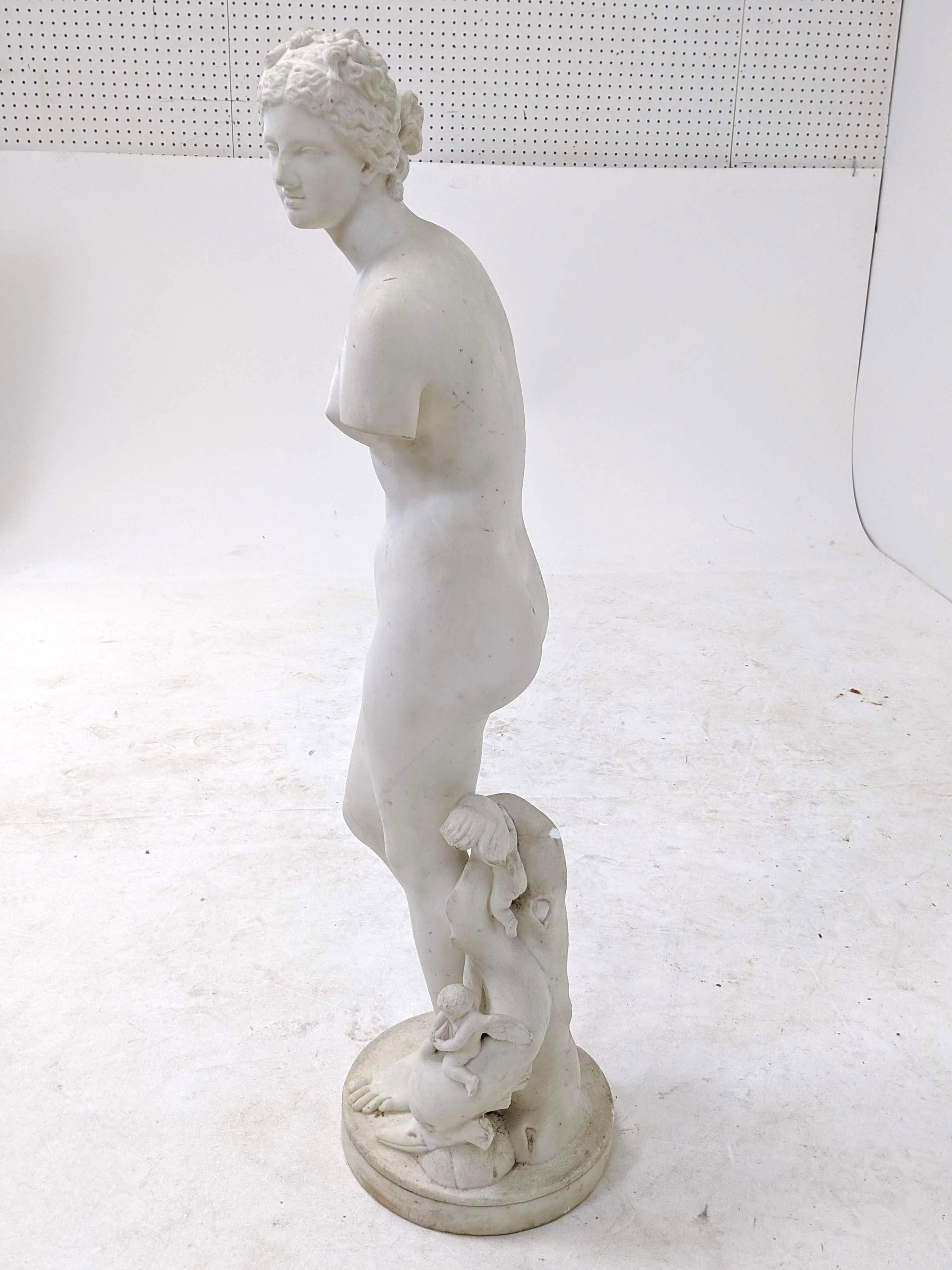 19th Century Carved Marble Statue 1