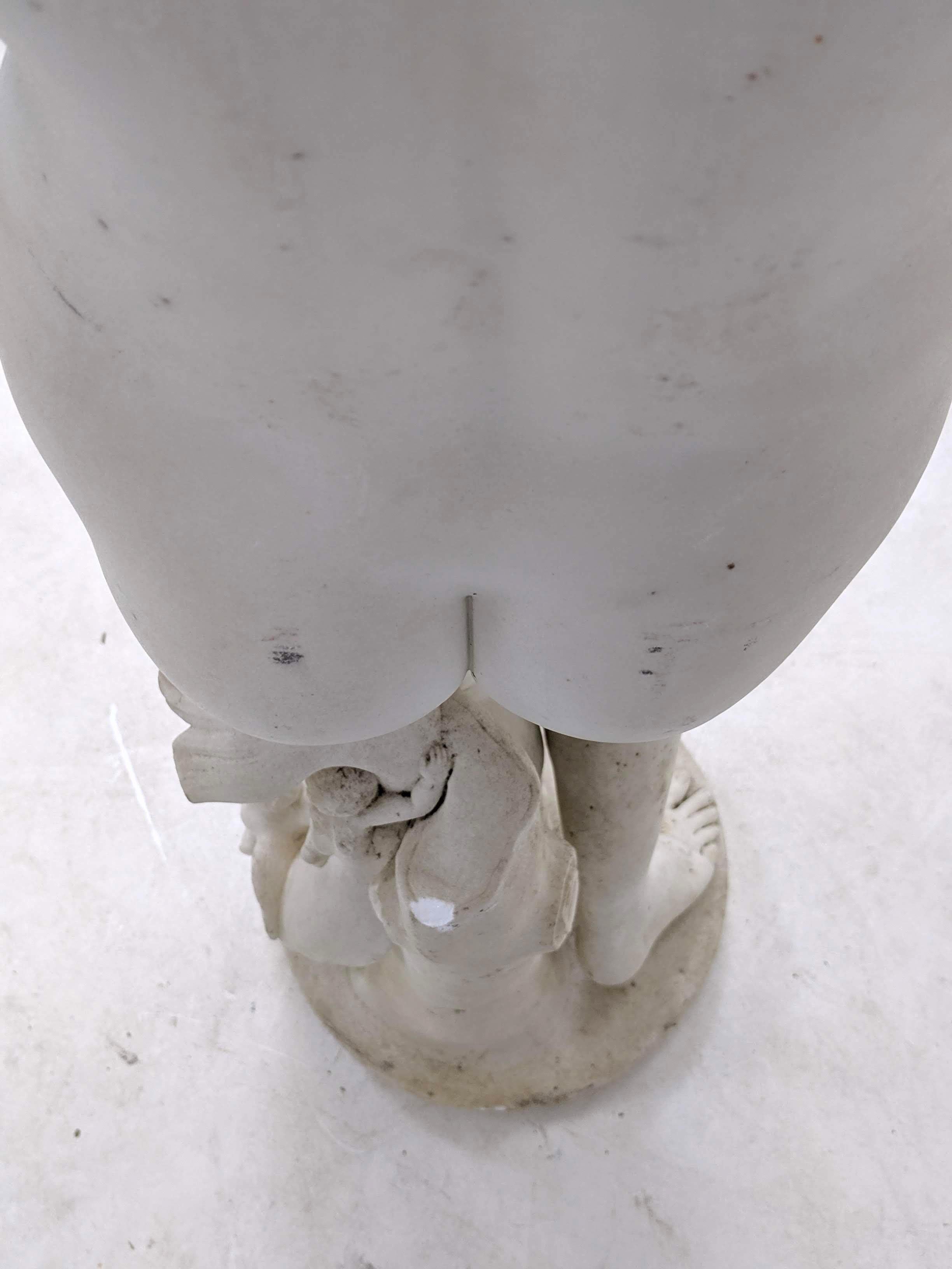 19th Century Carved Marble Statue 3