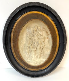 19th Century Carved Meerschaum Devotional Relief of The Descent from the Cross