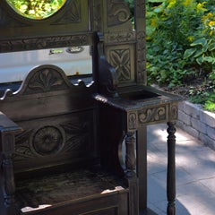 19th Century Carved Oak Hall Tree
