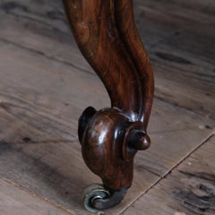 19th Century Carved Rosewood Armchair