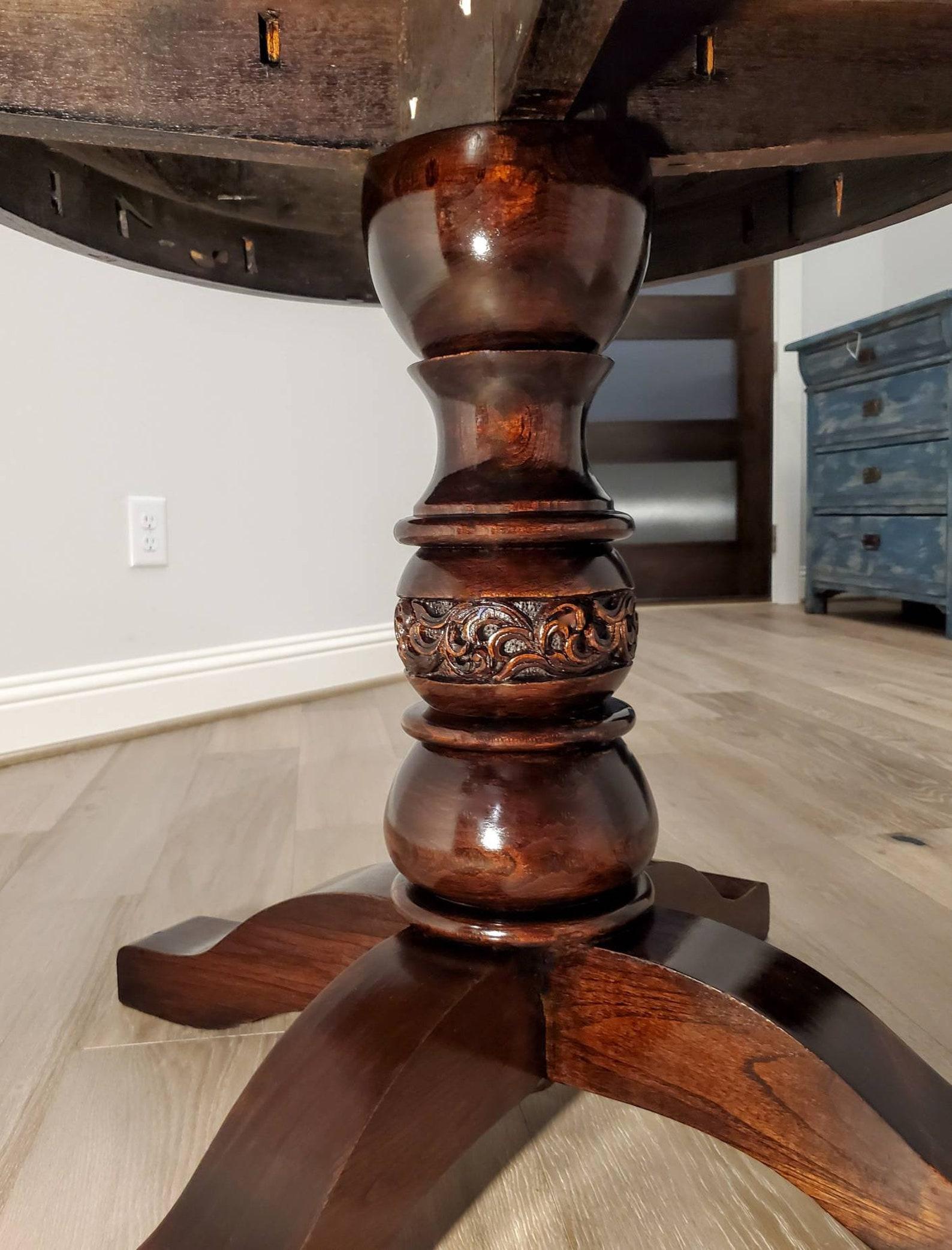 19th Century Carved Rosewood Centre Entry Table For Sale 5