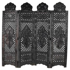 Antique 19th Century Carved Screen