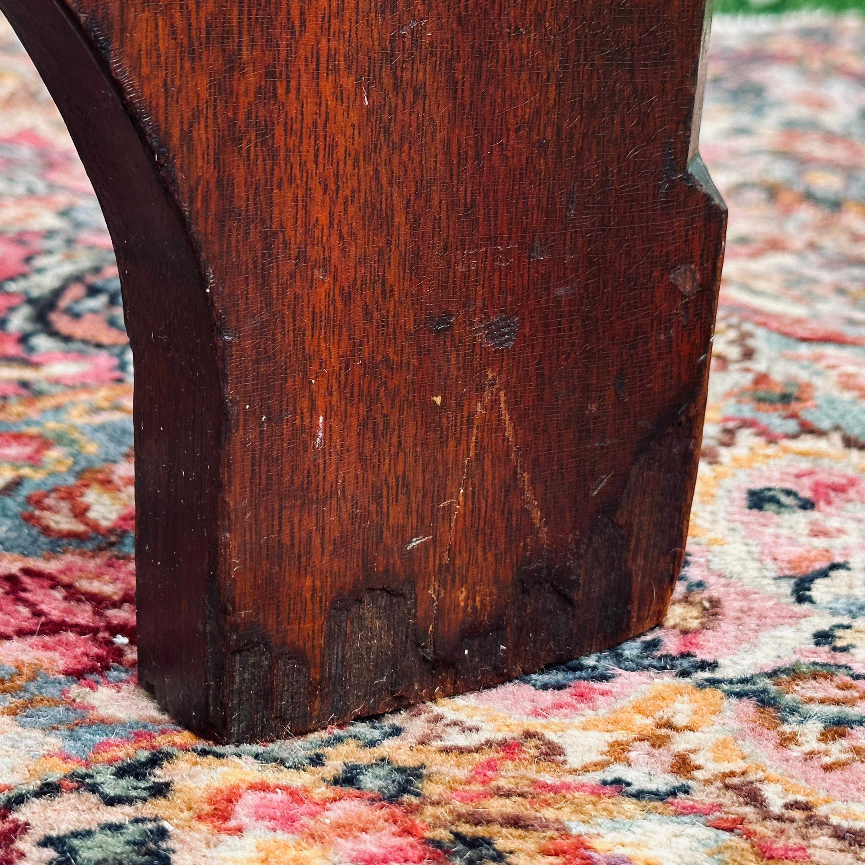 19th Century Carved Solid Mahogany Bishops Cathedral Throne Chair  In Good Condition For Sale In West Chester, PA