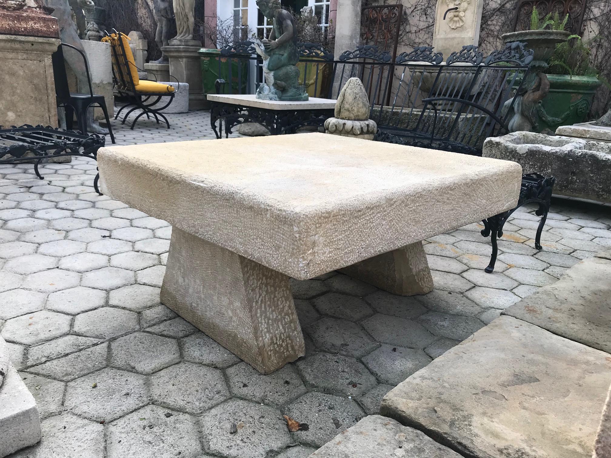 antique stone coffee table