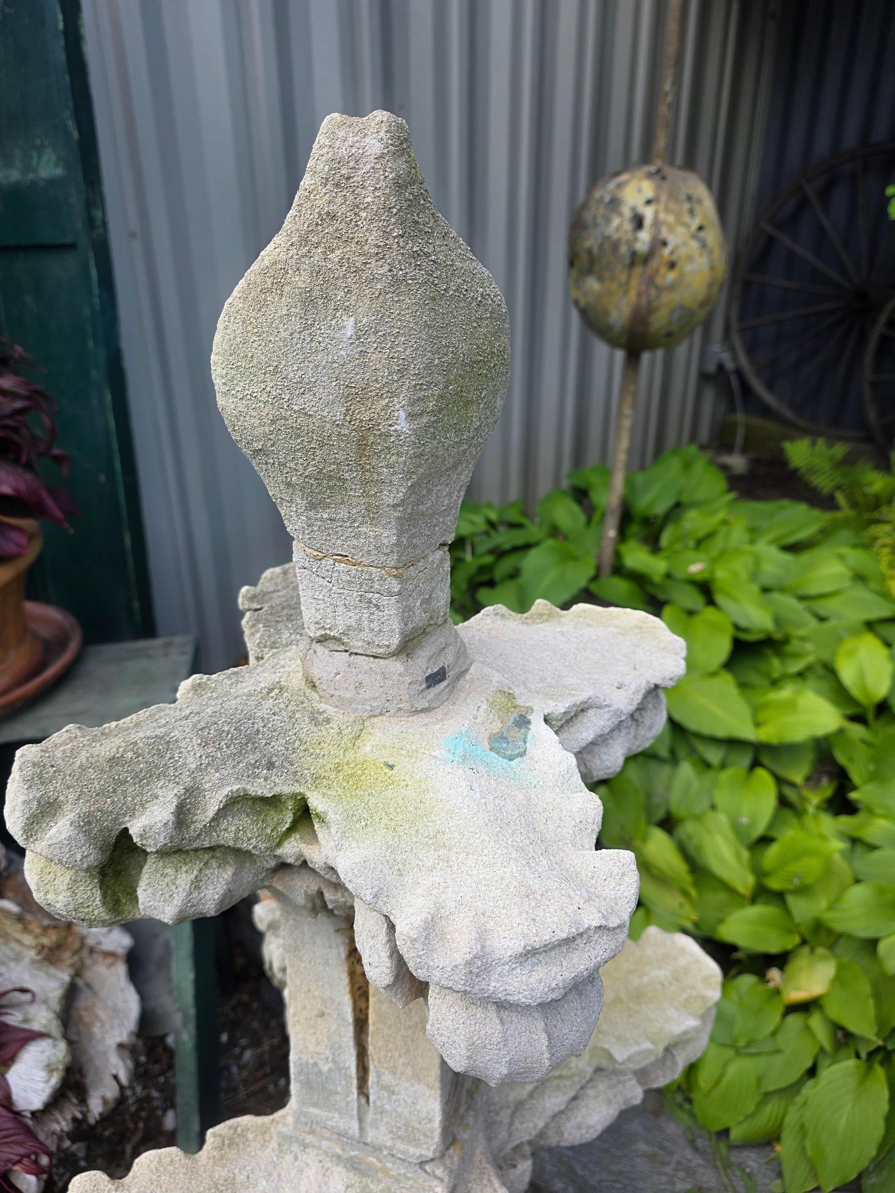 19th Century Carved Stone Gothic Spire For Sale 5